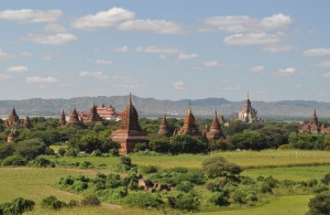 Tempelsletten i Bagan